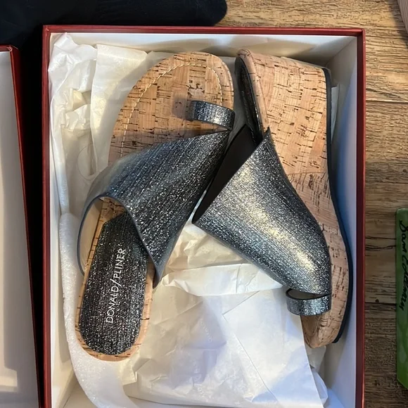 Shoes | Donald Pliner Sparkly Wedge Never Worn Size 8 | Poshmark display picture 1